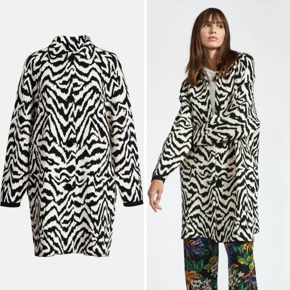 Essentiel Antwerp Zolar Jacquard Coatigan
